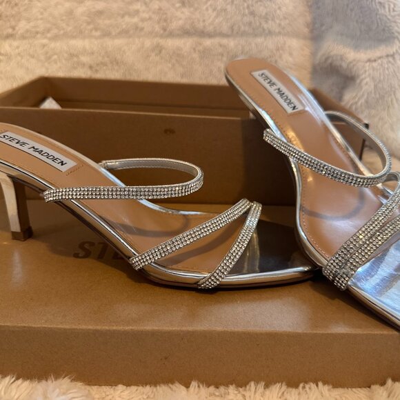 Steve Madden Sparkly Strappy Heel - Picture 1 of 3